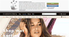 Desktop Screenshot of fashionchick.nl
