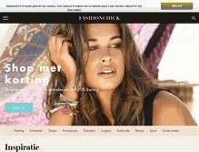 Tablet Screenshot of fashionchick.nl